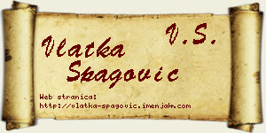Vlatka Špagović vizit kartica